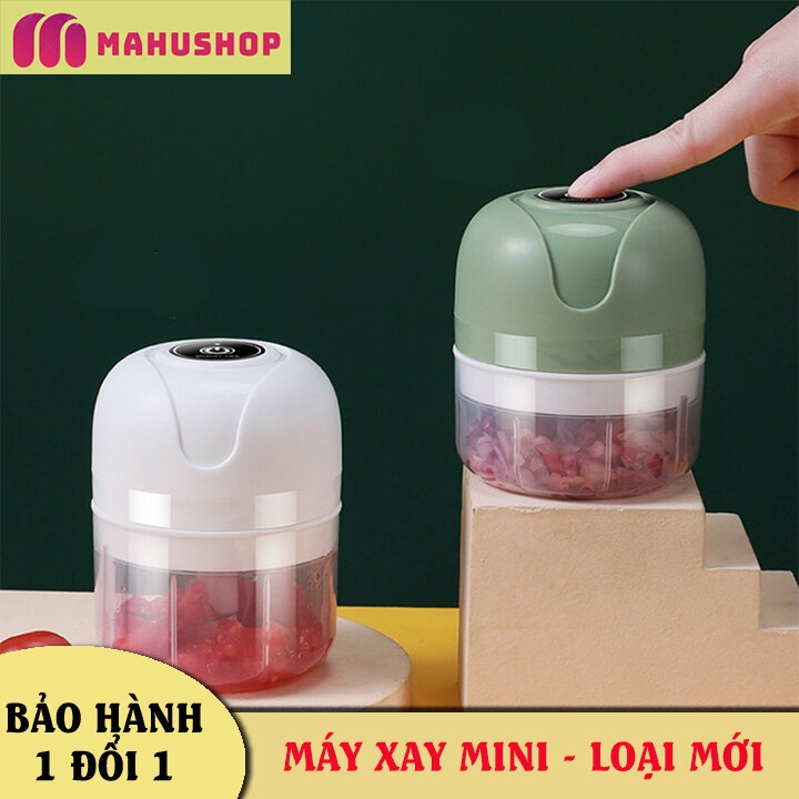Máy Xay Tỏi Xài Pin 250ml 50w