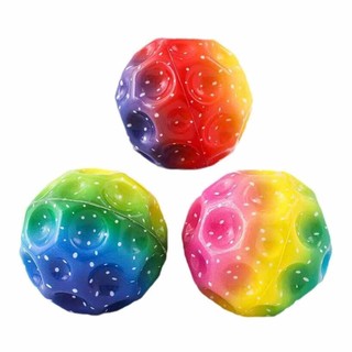 3Pcs/Set Space Balls Extreme High Bouncing Ball & Pop Sounds Meteor Space Ball, Pop Bouncing Spaceball Rubber Bounce Ball Sensory Ball