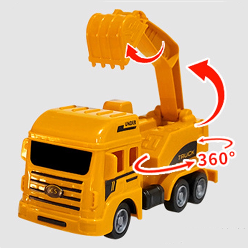 Bộ Đồ Chơi Xe Tải Xây Dựng Cho Bé