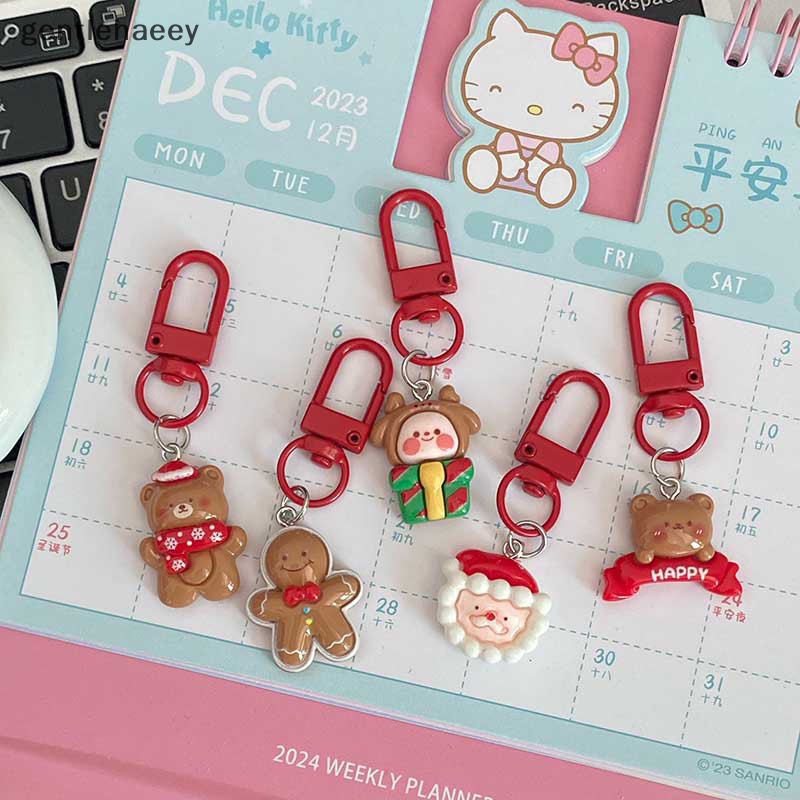 Móc Khóa Hình Ông Già Noel Hoạt Hình Dễ Thương