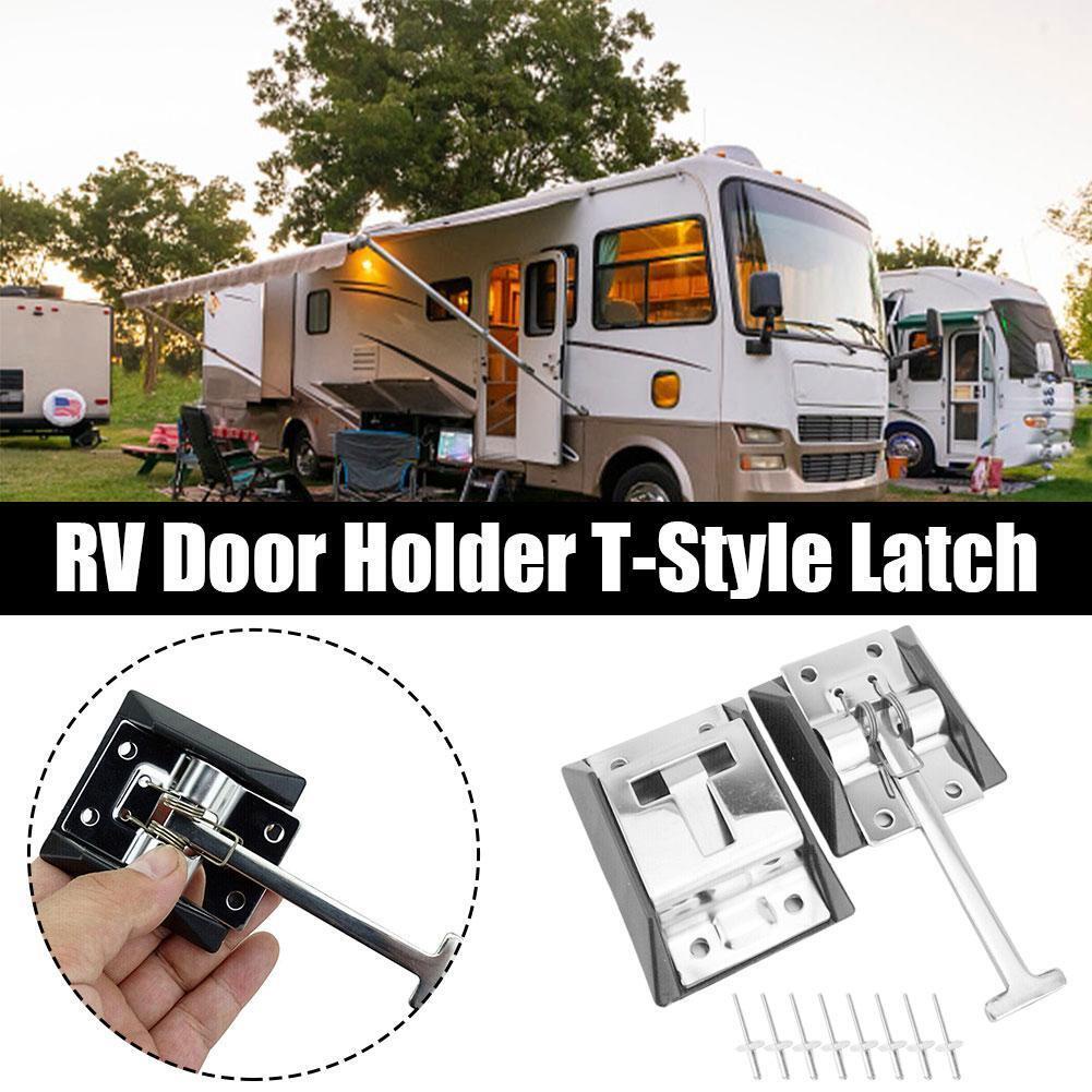 Rv Giá Đỡ Cửa Đinh Tán Bằng Thép Không Gỉ Có Đinh Tán Cho motorhome h3u7