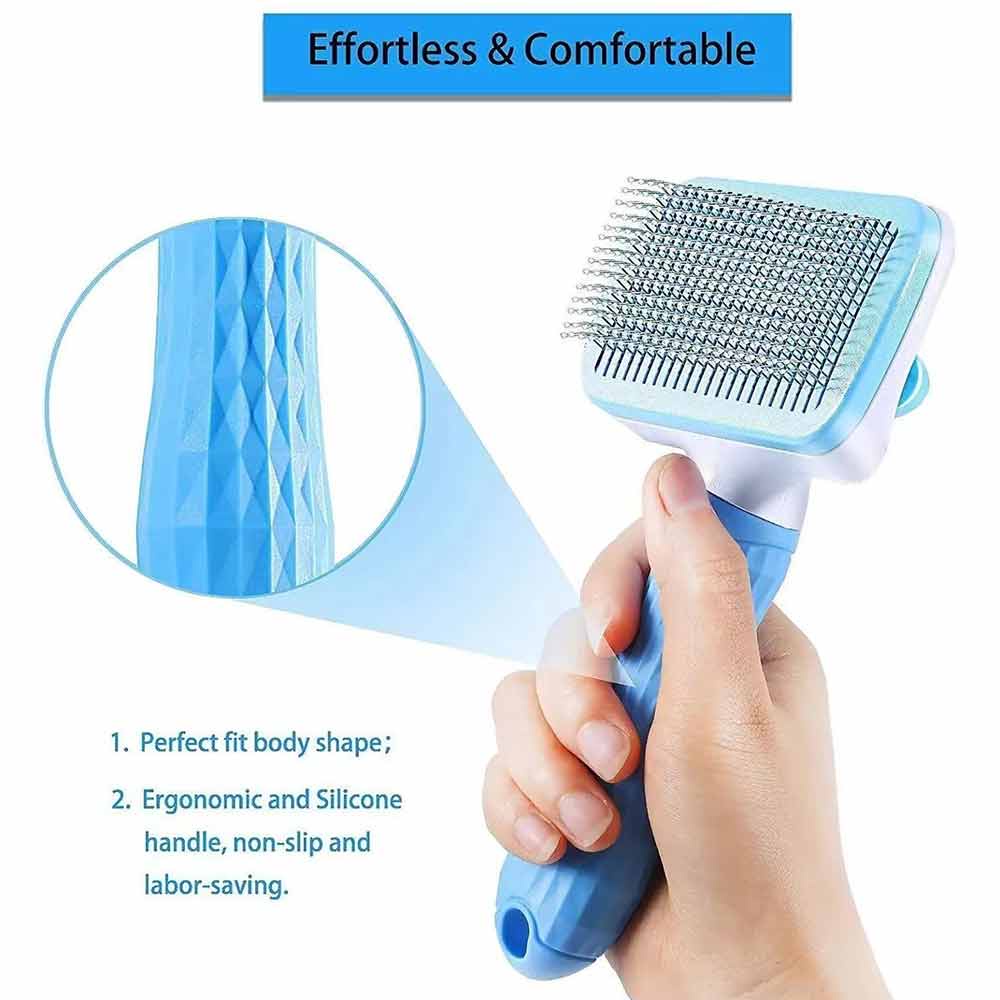 One click hair removal pet comb friendly pet skin protection design effectively removes dead hair