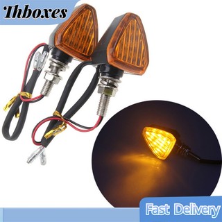 1 cặp đèn led xi nhan hình tam giác cho xe mô tô