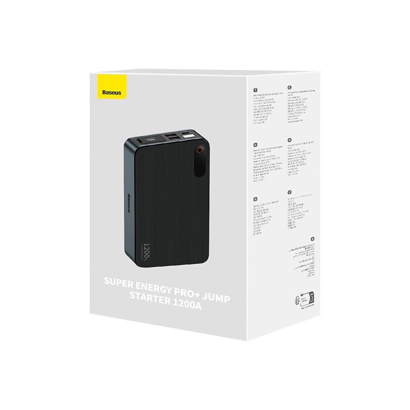 BaseusMall - Bộ kích bình dùng cho xe hơi Baseus Super Energy Pro+ 1200A Car Jump Starter
