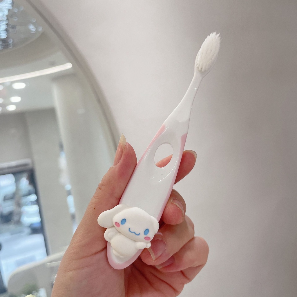 Bàn Chải Đánh Răng Lông Mềm Hình sanrio my melody hellokitty Dễ Thương Cho Bé 6-12 Tuổi