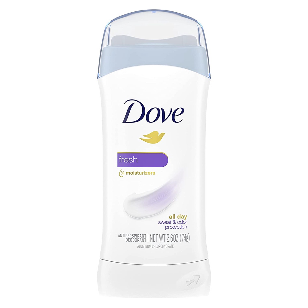 Sáp Khử Mùi Nữ Dove Moisturizers 74gr Mỹ - Ngăn Tiết Mồ Hôi 24h