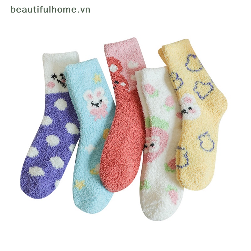Vớ Ngủ Nhung San Hô Lông Cừu San Hô Sáng Tạo Cho Nữ