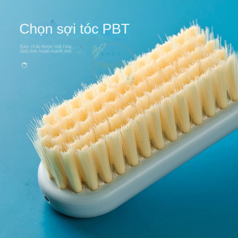 Bàn Chải Lông Mềm, Tay Cầm Dài Chà Chân Giặt Giày Tiện Lợi 22.5x3.5cm