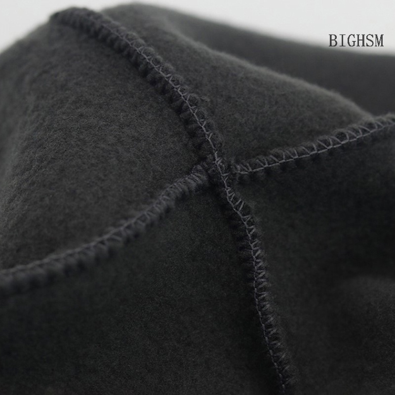 Bighsm Mũ Lưỡi Trai Thể Thao Vải Lông Cừu Chống Gió Ấm Áp Mùa Đông Cho Nam Và Nữ skk