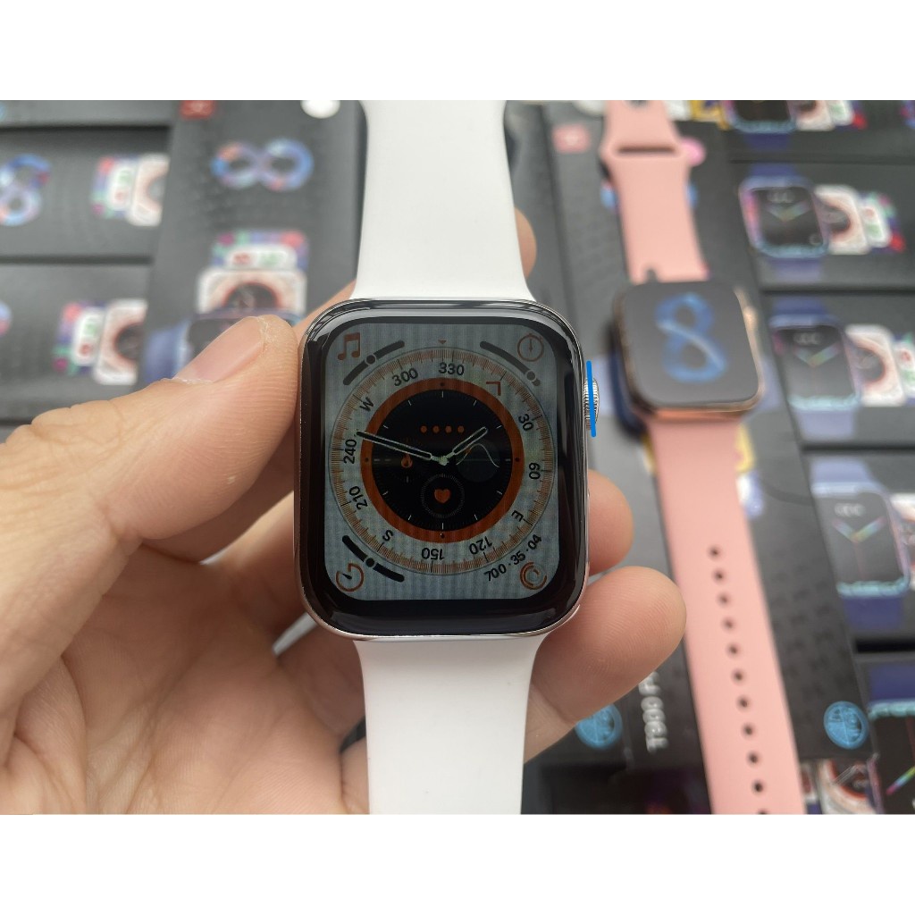 Đồng Hồ Thông Minh Smartwatch Nam Nữ T900 PRO MAX S Màn Hình 1,99 - Vỏ Thép - Cảm Ứng - Nghe Gọi - Kháng Nước IP68