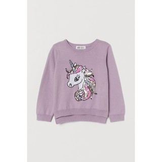 Áo len H&M sequin xuất xịn cho bé