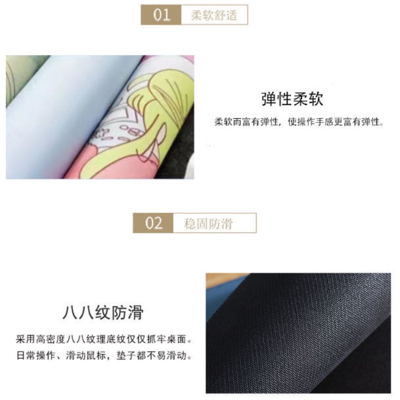 Tấm Lót Chuột Và Bàn Phím Máy Tính Chống Trượt In Hình Chú Cún Dễ Thương Tiện Dụng Cho Học Sinh / Văn Phòng