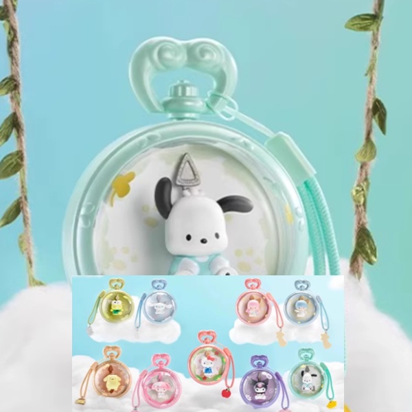 ★Đồ Chơi hgtoys hgtoys★  [] Búp Bê popmart sanrio good time Trang Trí Hộp Bí Ẩn Thời Thượng