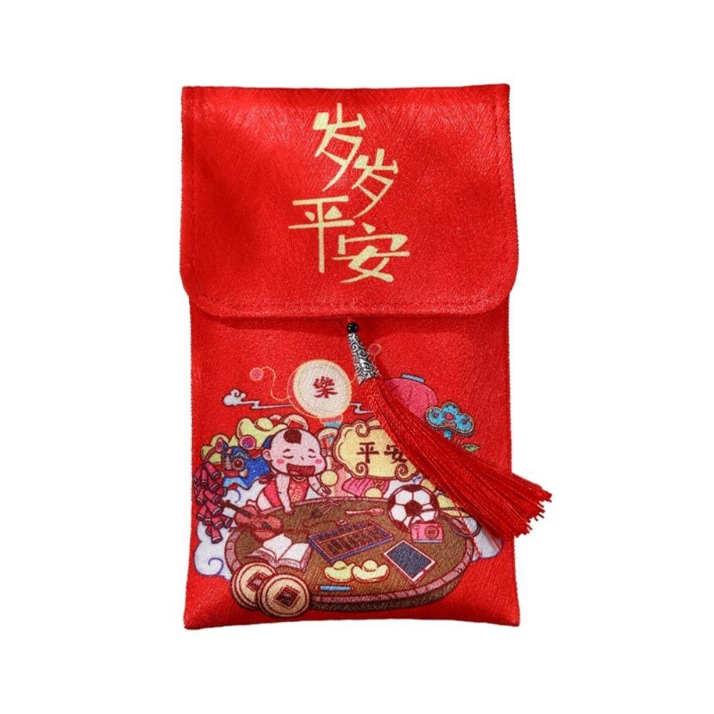 Btlimer Bao Lì Xì Đỏ In Hình Rồng Hoạt Hình Nghệ Thuật Sáng Tạo
