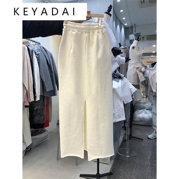 KEYADAI Chân váy dài Phong cách dài A23M0AW 44Z231030