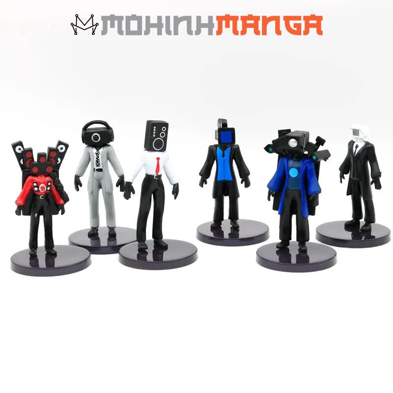 Bộ Mô Hình 6/12/15 Nhân Vật Phim Hoạt Hình Skibidi Toilet Man TV Nhà Vệ Sinh Tivi Bộ Trò Chơi Đồ Chơi Trẻ Em Cho Bé