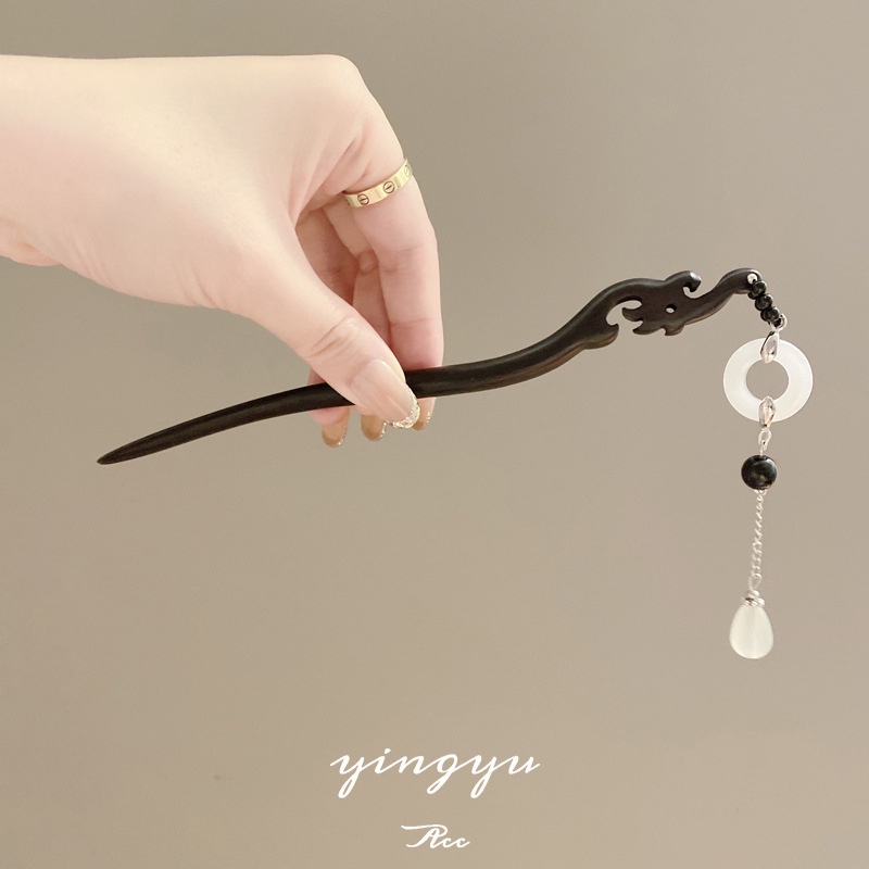 Trâm Cài Tóc Đính Hoa Tua Rua Phong Cách Trung Hoa Cổ Điển Cho Nữ