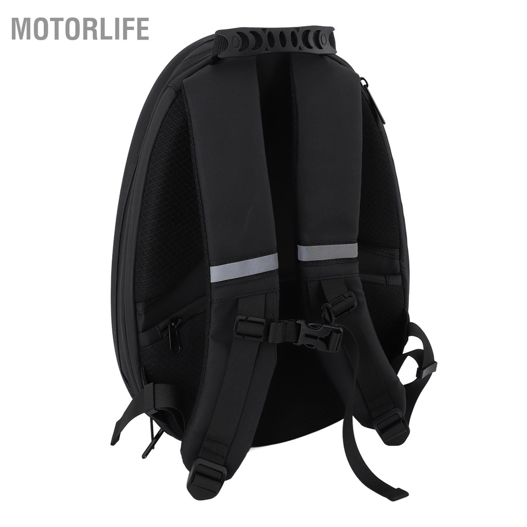 Motorlife Ba lô LED đi xe máy Bluetooth chống nước Điều khiển ứng dụng Túi hành lý để đạp ngoài trời