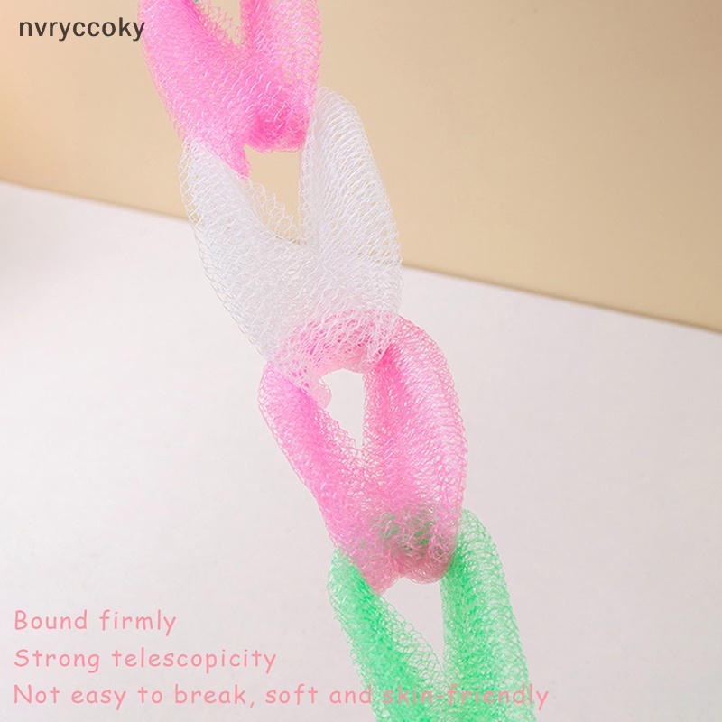 Bộ 1 / 2 Bàn Chải Xốp nylon Chà Lưng Mát Xa Cơ Thể Khi Tắm