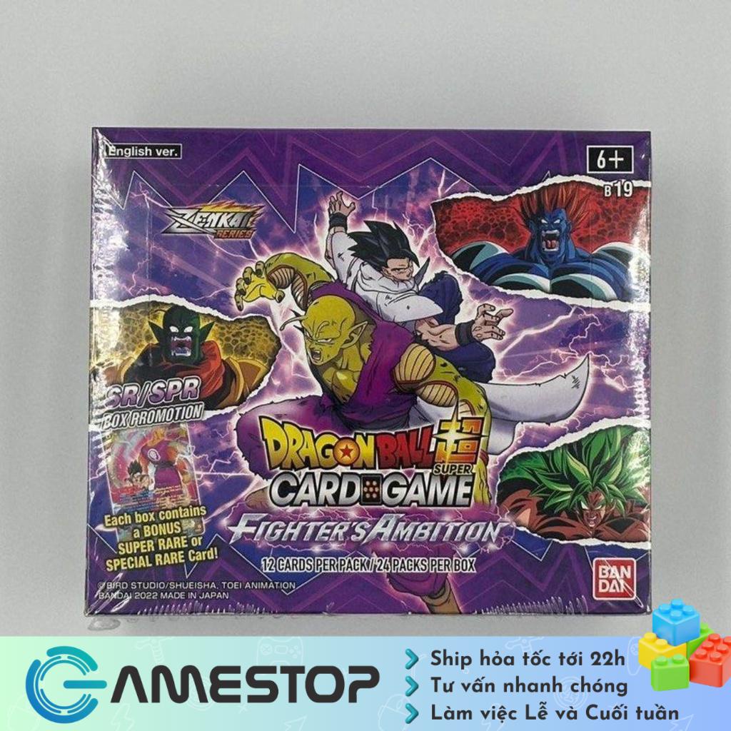 BandaiThẻ bài Dragon Ball Super CCG Fighter's Ambition Zenkai Series Set 02 Booster Box DBSB19 tiếng Anh DBTCGUSBOOB12
