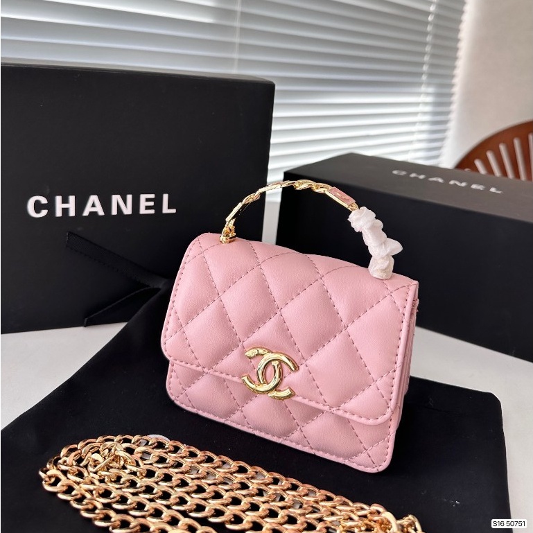 Real picture Túi Đeo Chéo Dây Chuỗi Thời Trang Dành Cho Nữ