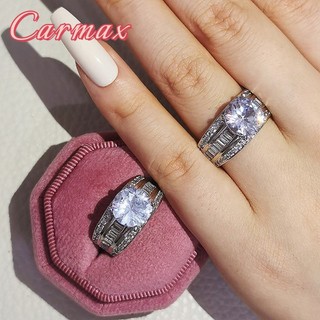 Mới nhẫn mạ bạc 925 đính đá zircon thời trang