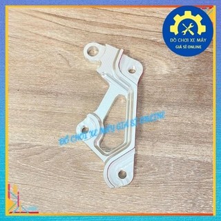 Pát trước phuộc wave100 gắn heo zin wave 110 đi size đĩa 290/295mm, pad heo dầu cnc nhôm màu trắng