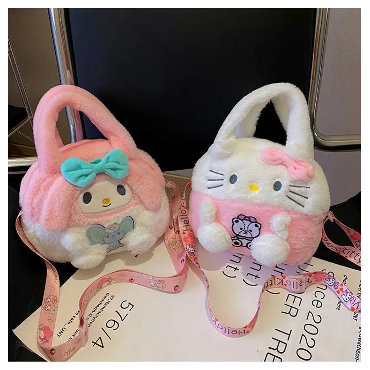 Sanrio Túi Đeo Chéo Hình hello kitty Xinh Xắn