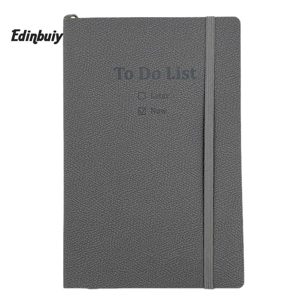 Edi to-do Sổ Ghi Kế Hoạch Thời Gian Quản Lý Thời Gian a5 Với Dây Thun Và Ruy Băng Đánh Dấu Sách Cho Học Sinh