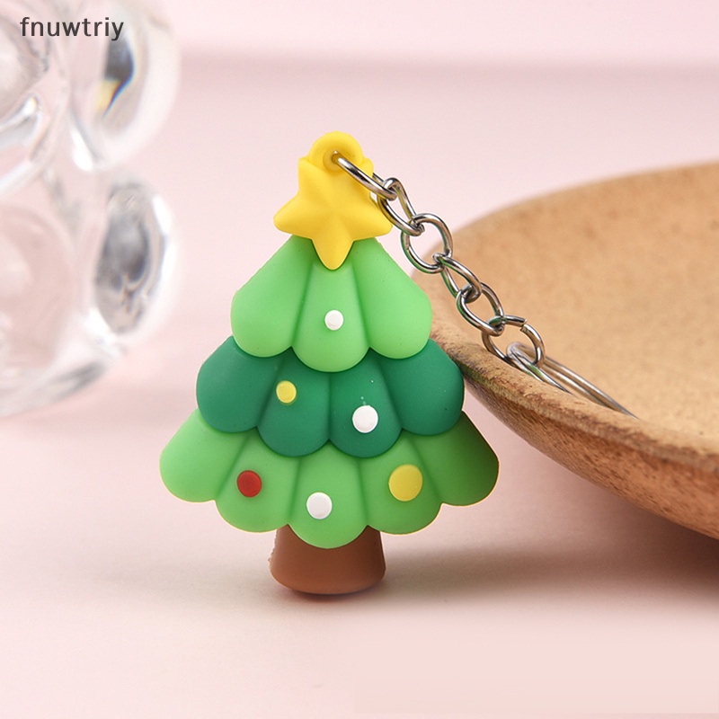 Móc Khóa Hình Ông Già Noel / Tuần Lộc / Cây Thông Giáng Sinh Dễ Thương Dùng Làm Quà Tặng Cho Bé vn