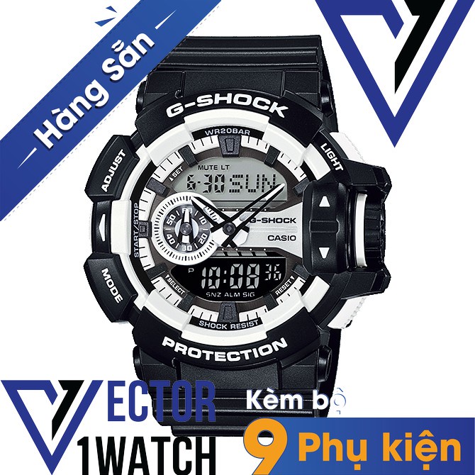 Đồng hồ thể thao nam nữ G-Shock GA-400-1A Full phụ kiện