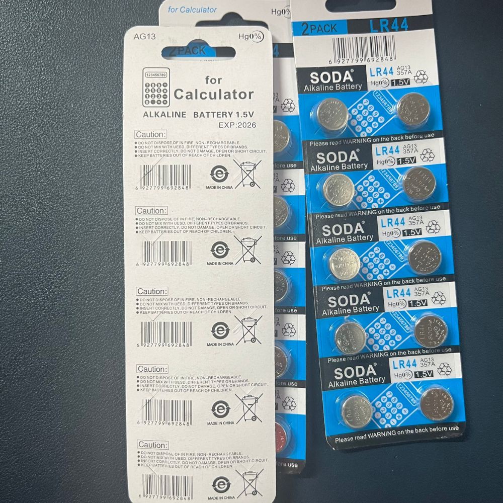 Pin cúc áo LR44 AG13 LR1130 AG10 CR2032 LR626 LR621 AG4 LR41 AG3