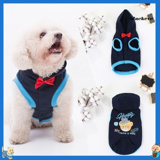Áo hoodie giữ ấm in họa tiết hoạt hình dễ thương cho cún cưng