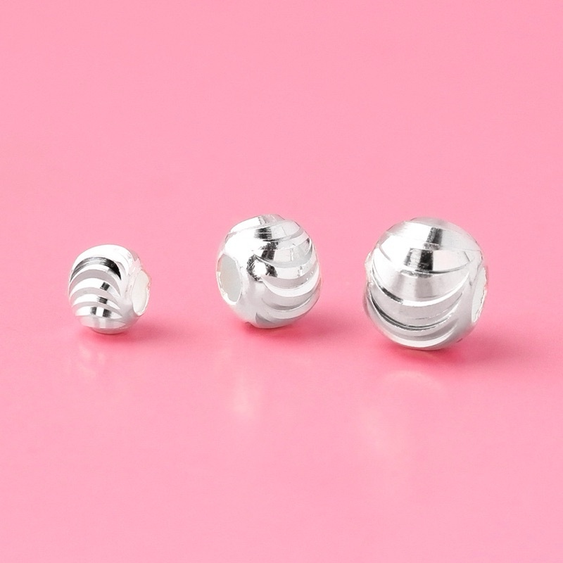 Charm bi bạc HTJEWELRY phay 4mm  PH948