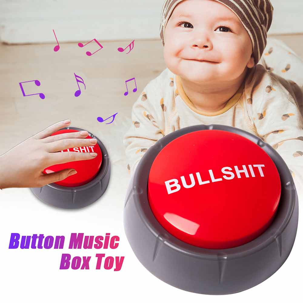 Game Buzzer Button Portable Small Sound Button Interactive Answering Device with Light for Fun Educational Play dimmy