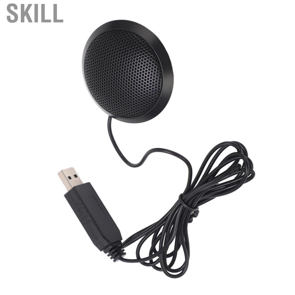 Skill USB Conference Microphone  360° 10ft Pickup Portable Compact Size for Online Class Meetings