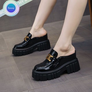 Bonnie cathy Giày Cao Gót Bít Mũi Đế Dày Thời Trang Cho Nữ