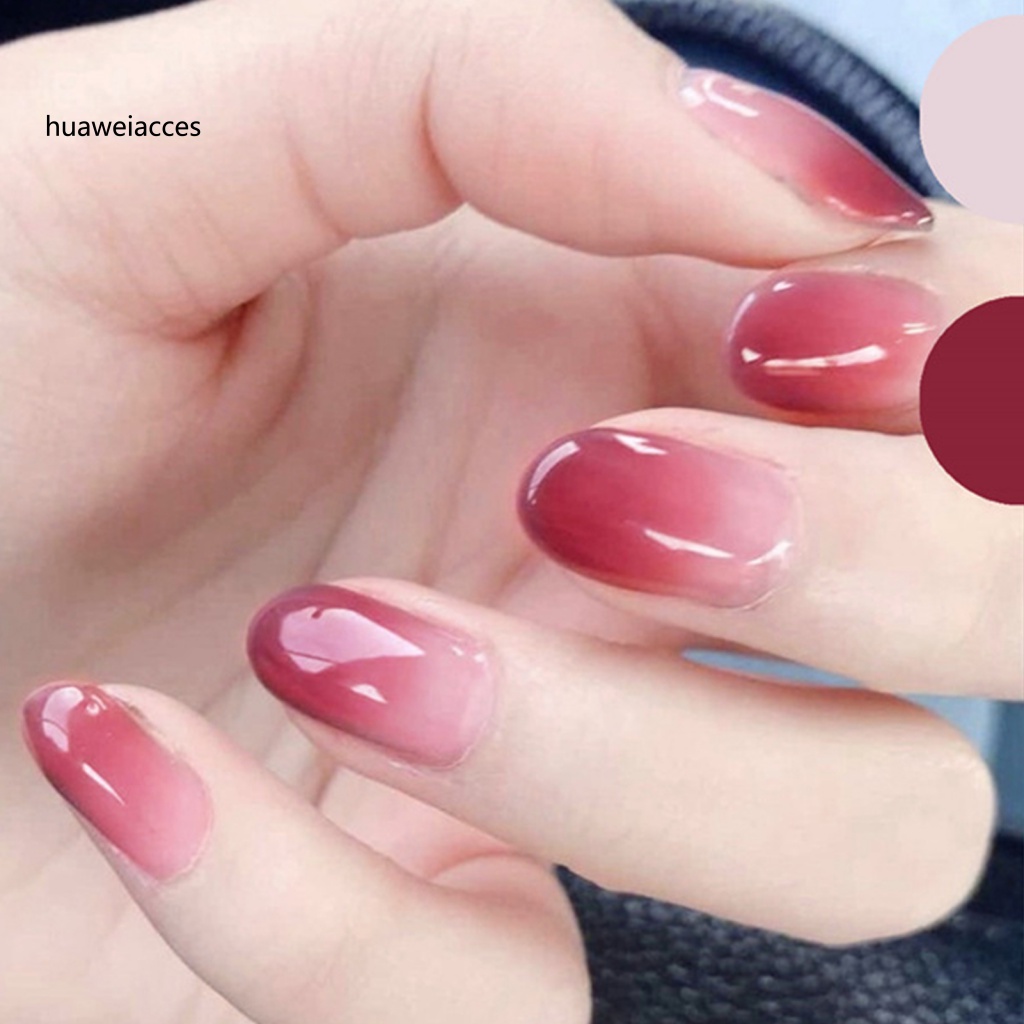 Bộ 24 Móng Tay Giả Nhiều Màu Sắc Phong Cách Pháp Thời Trang Cho Nữ