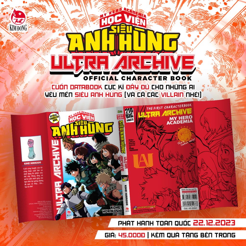 Truyện Official Character Book - My Hero Academia - Học Viện Siêu Anh Hùng - Ultra Archive  - Bản Quyền