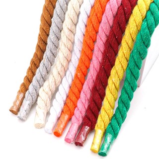 Dây Giày Bằng cotton Lanh Dày 1cm Chất Lượng Cao