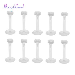 [Lovoski2] Đinh giữ mũi nữ 10mm 10pc trong suốt