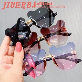 JIUERBA Kính Mát Chống Tia uv Hình Tai Gấu Dễ Thương Cho Bé
