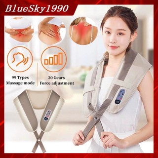 【Bluesky1990】 Đai massage đấm lưng vai cổ gáy toàn thân,Máy massage đấm lưng vai cổ gáy siêu tiện lợi