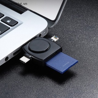 Đầu Đọc Thẻ Nhớ TF SD 4 Trong 1 Cho IPhone IPad Android