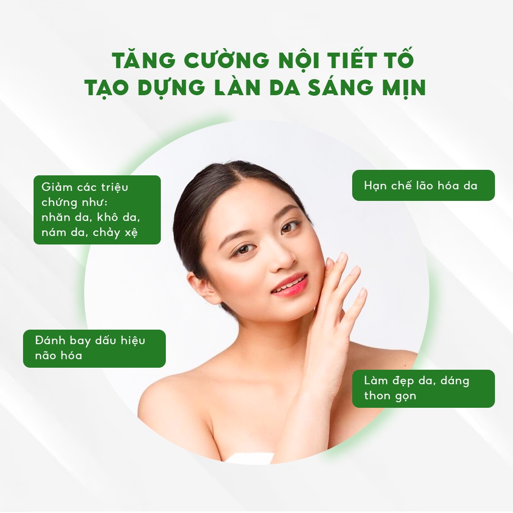 Tố Ngọc Hoàn Plus+ Viên Uống Nội Tiết Dova Chính Hãng, Giúp Trắng Da