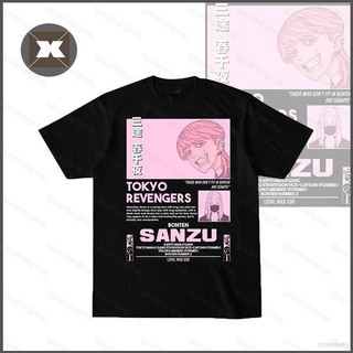 Áo Thun Tay Ngắn In Hình Bonten Sanzu Haruchiyo Anime Tokyo Ghoul Thời Trang