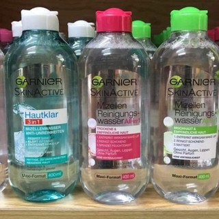 Nước Tẩy Trang Garnier Skin Active 400ml Pháp