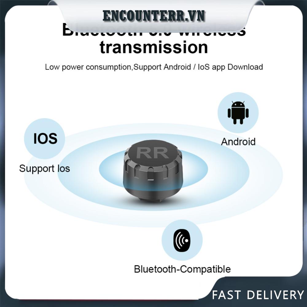 Hệ Thống Cảm Biến Áp Suất Lốp Xe Hơi [encounterr.vn] Bluetooth - Giám Sát Áp Suất Lốp Xe