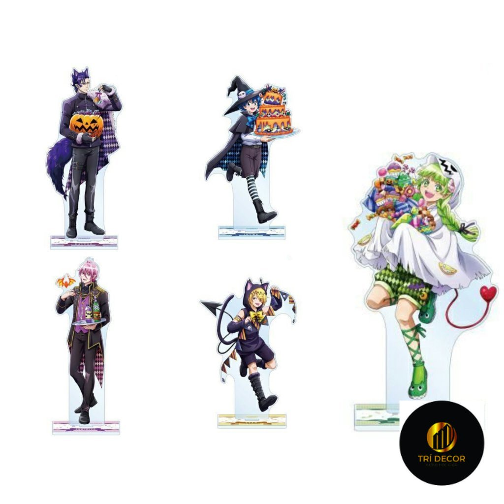 Mô hình standee IRUMA GIÁ ĐÁO ver HALLOWEEN Mairimashita Iruma-kun mica chibi arcylic anime trưng bà