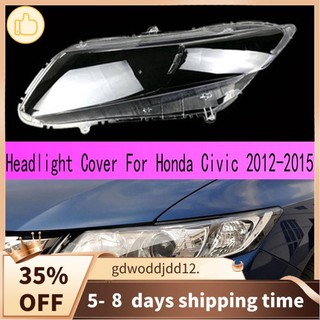 Chụp đèn pha trước bên trái trong suốt cho honda civic 2012-2015